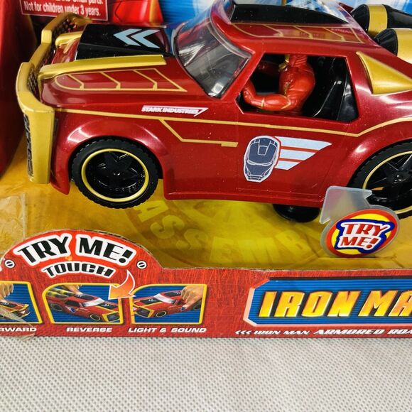 JADA Iron Man 2 Touch Tech Armored Roadster Mark VI lights sound action Marvel - Picture 5 of 7